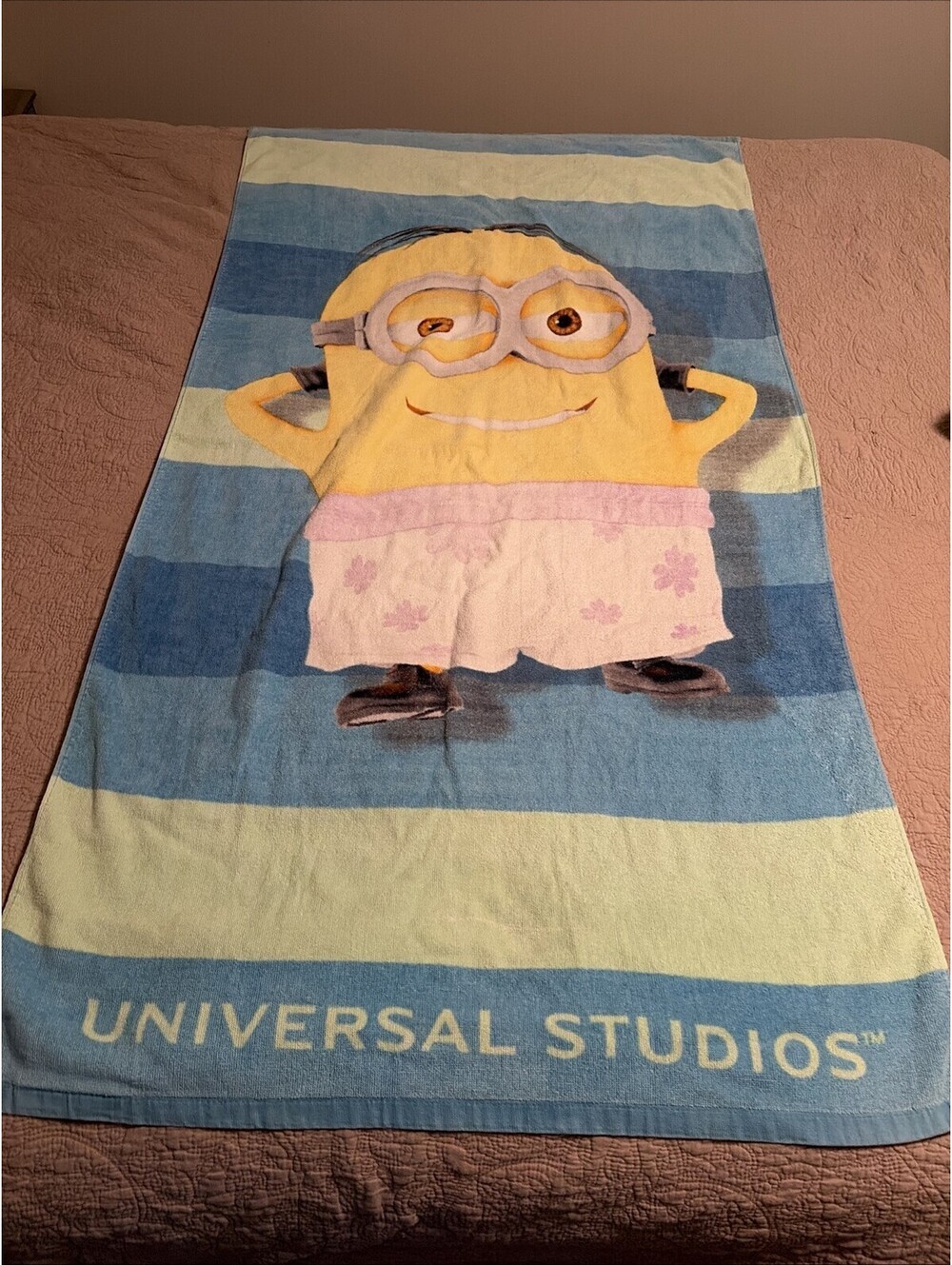 Universal Studios Despicable Me Minions Bath Beach Towel, One Sided